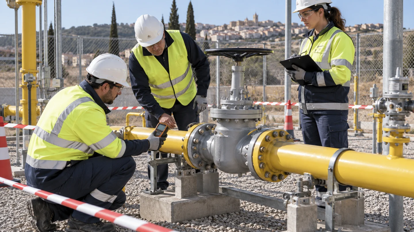 Formación de Gasoductos y redes de distribución de gases