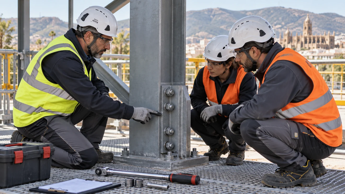 Formación preventiva de Montajes y estructuras metálicas — Parte específica