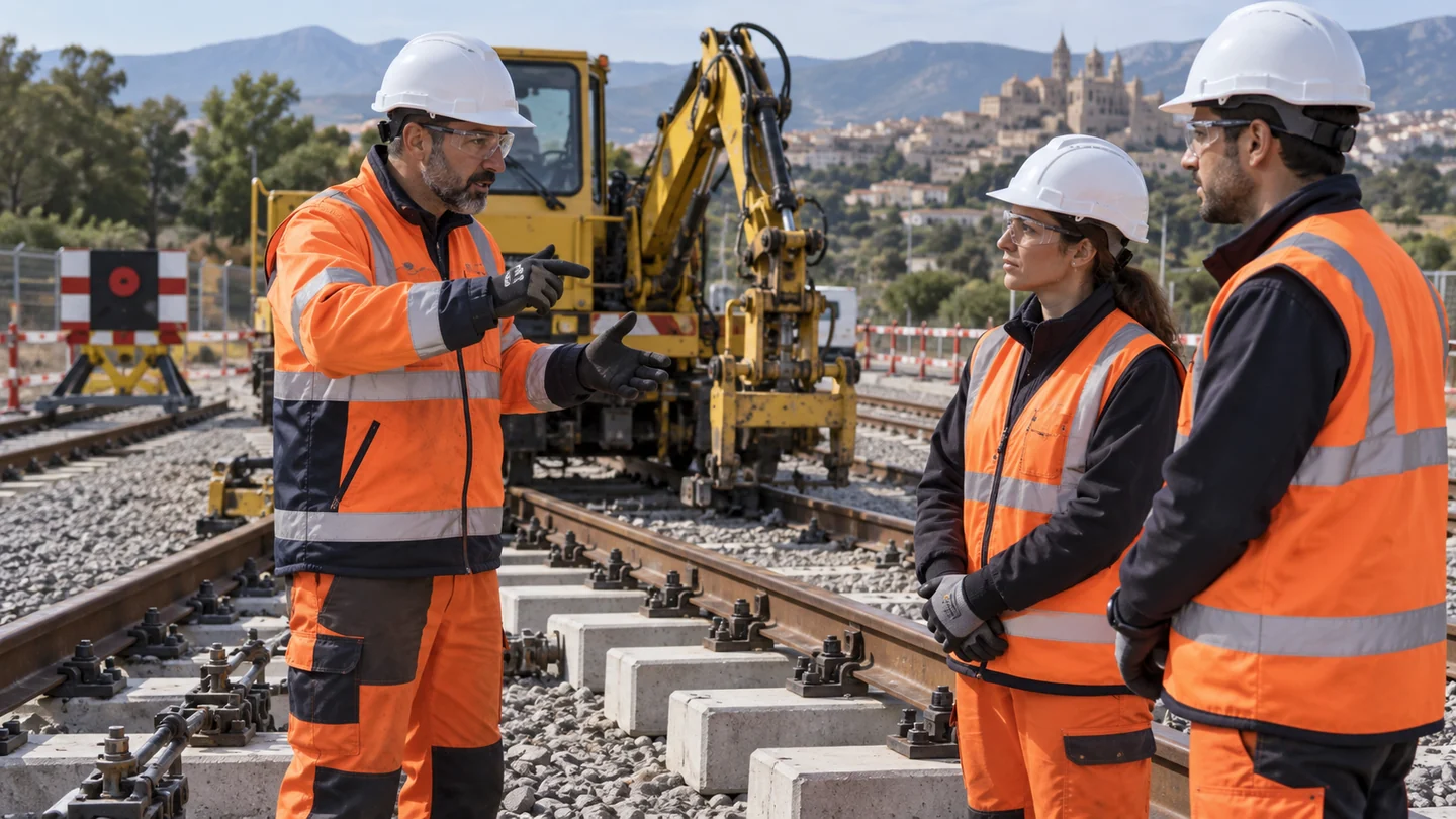 Formación preventiva de Construcción y mantenimiento de vías férreas